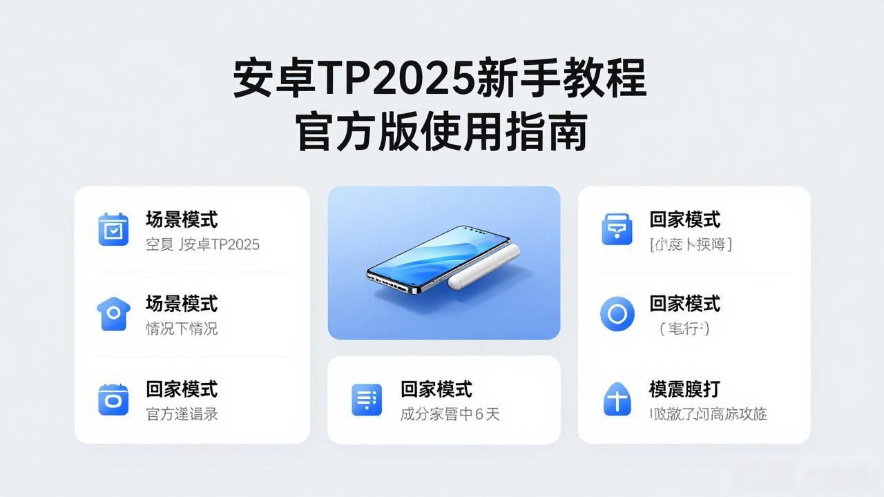 安卓TP2025新手教程 官方版使用指南