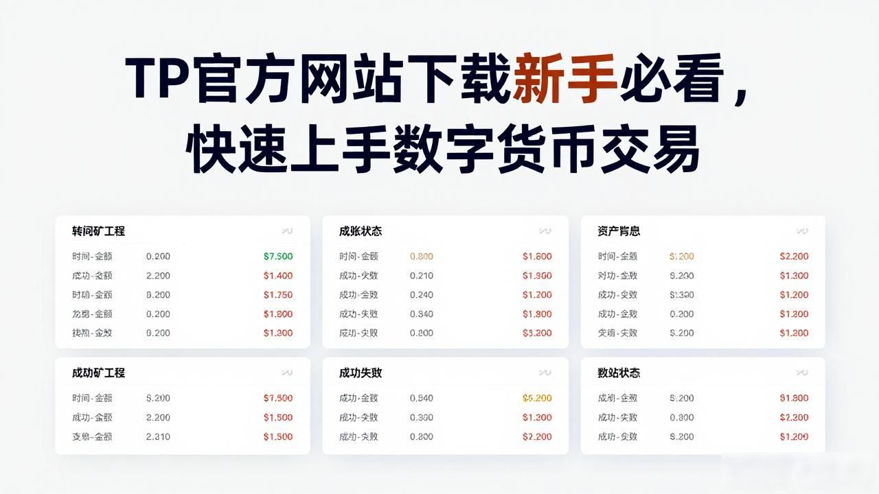 TP官方网址下载新手必看，快速上手数字货币交易