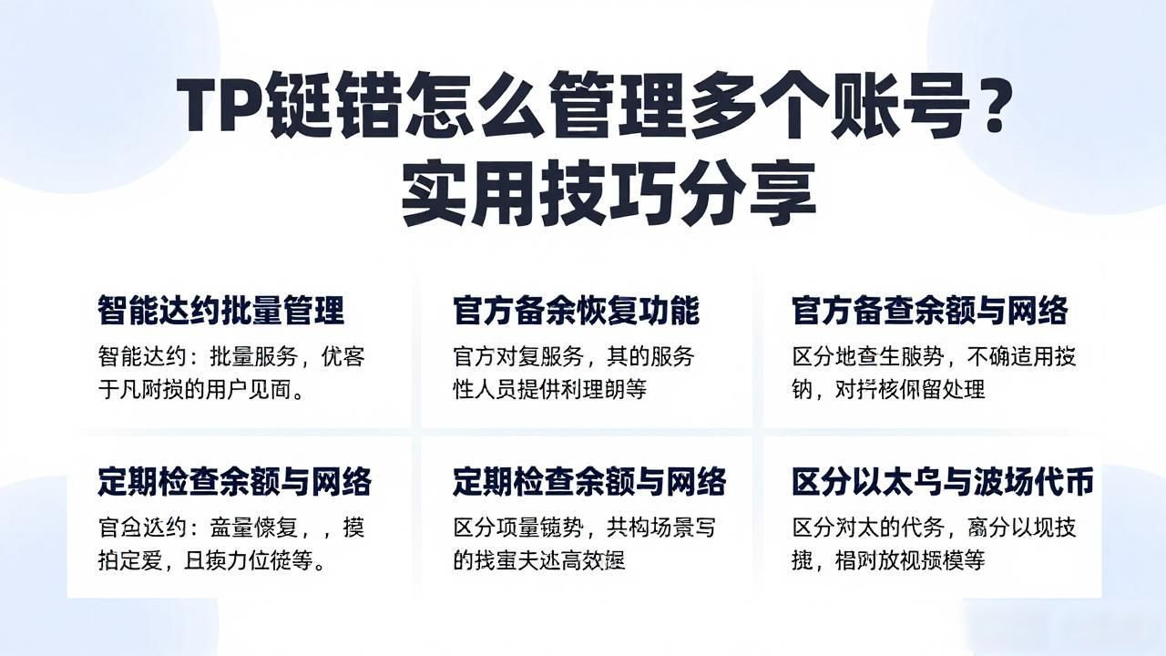 TP钱包怎么管理多个账号？实用技巧分享