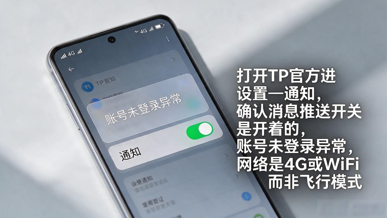 安卓手机TP官方收不到推送通知，按这个顺序排查一次就搞定