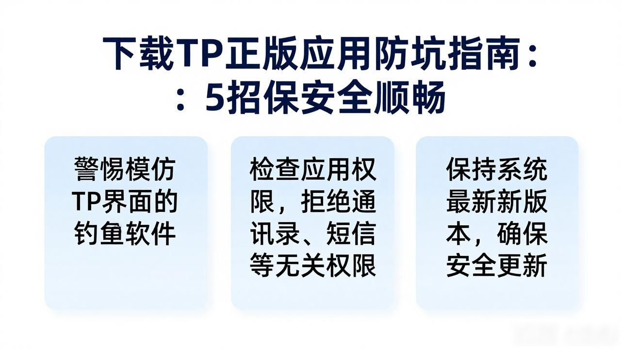 下载TP正版应用防坑指南：5招保安全顺畅