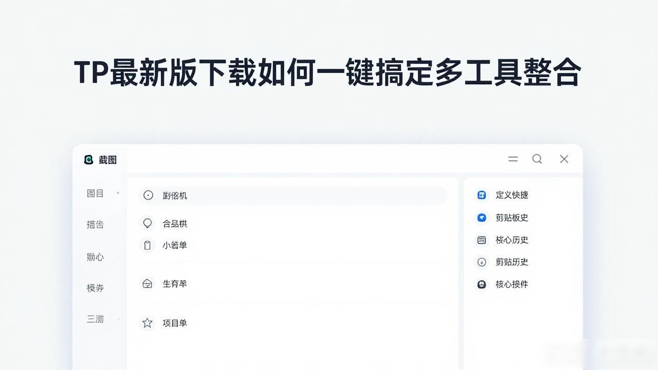 TP最新版下载如何一键搞定多工具整合