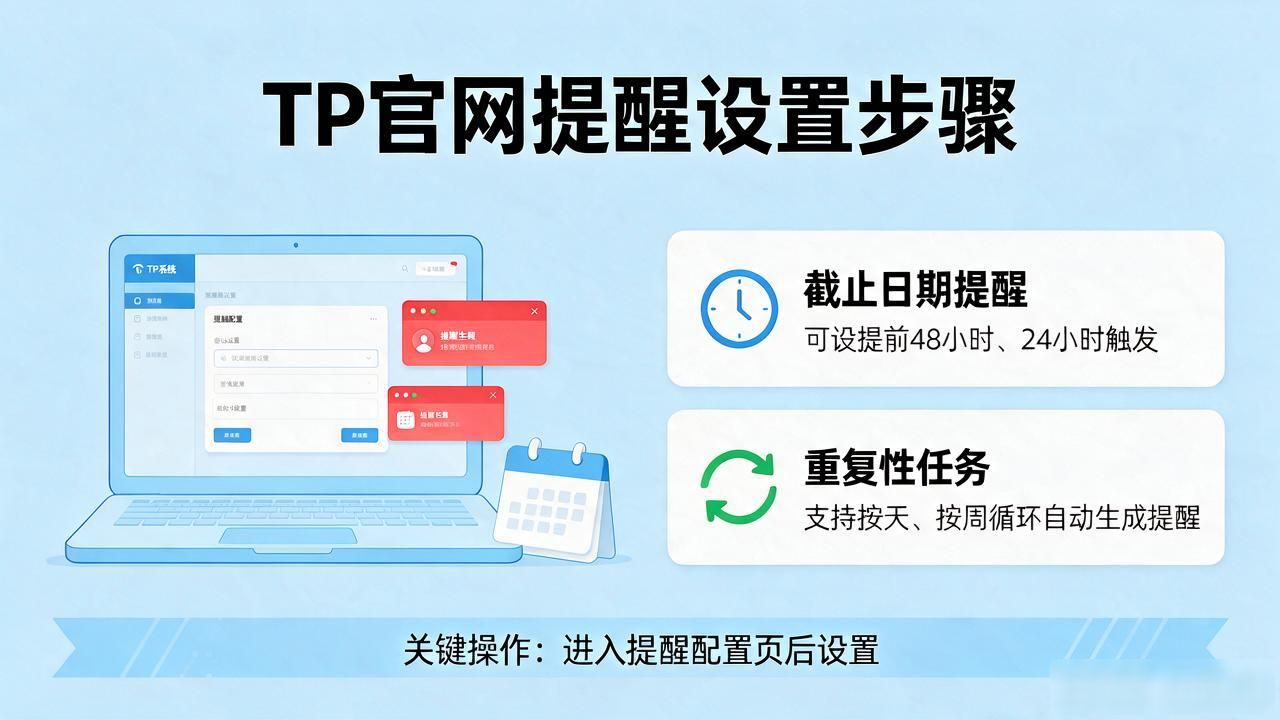 TP官网下载后工作提醒怎么设？这几步千万别漏