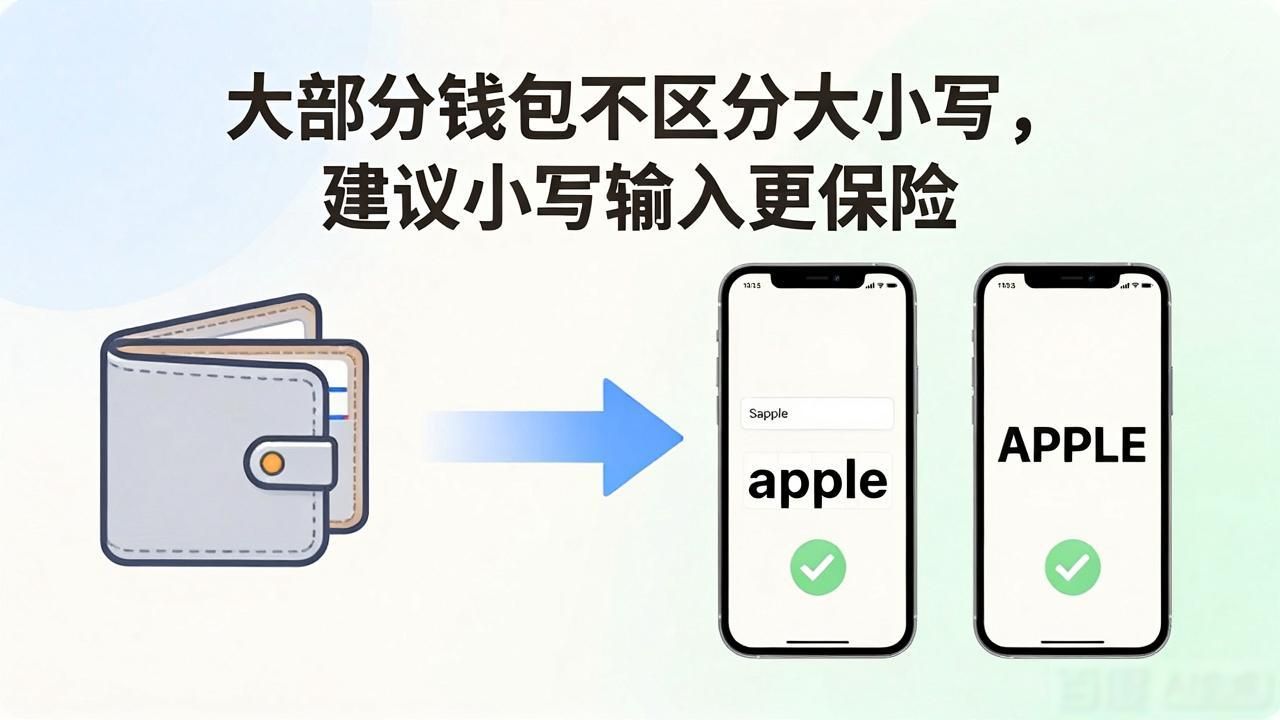 钱包助记词怎么填？输入格式详解