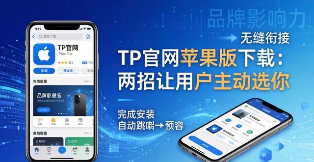 TP官网苹果版下载：两招让用户主动选你