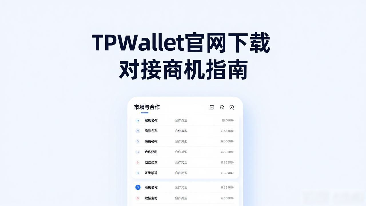 TPWallet官网下载对接商机指南
